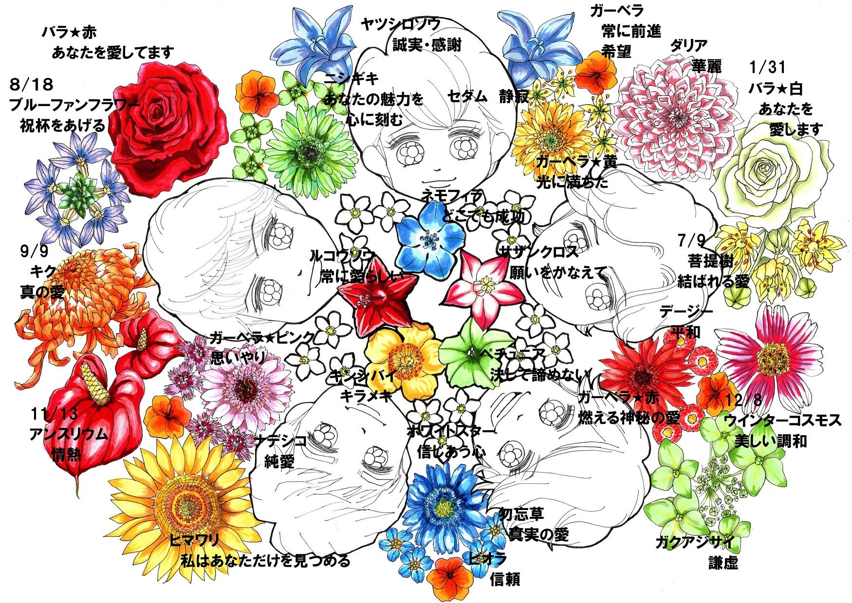توییتر だいこう あゆみ در توییتر いろいろ考えてお花と星とsmapとってなりました 私の世界に一つだけの花だから 花言葉 誕生花 青赤桃黄緑白橙 ガーベラ 花言葉も誕生花も何個もあるからsmapらしいものを選びました Smap26years Smap 世界に一つだけの 花