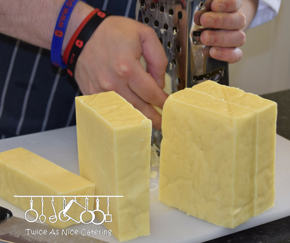 cateringinkent's tweet photo. "The secret ingredient is always cheese!" #lovethecheese #prep #cateringkent #chooseyourown https://t.co/g6y7La7ZLm