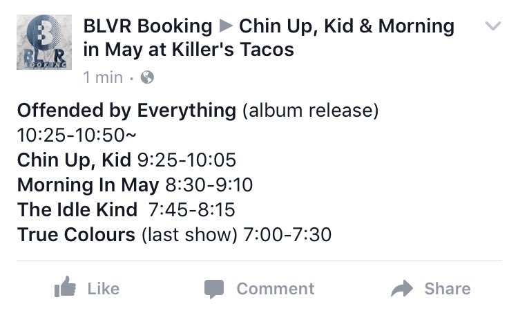 Set times for Monday night. Get there to start its <a href="/TrueColourstx/">True Colours</a> final show. Stay till the end, we closing shop.