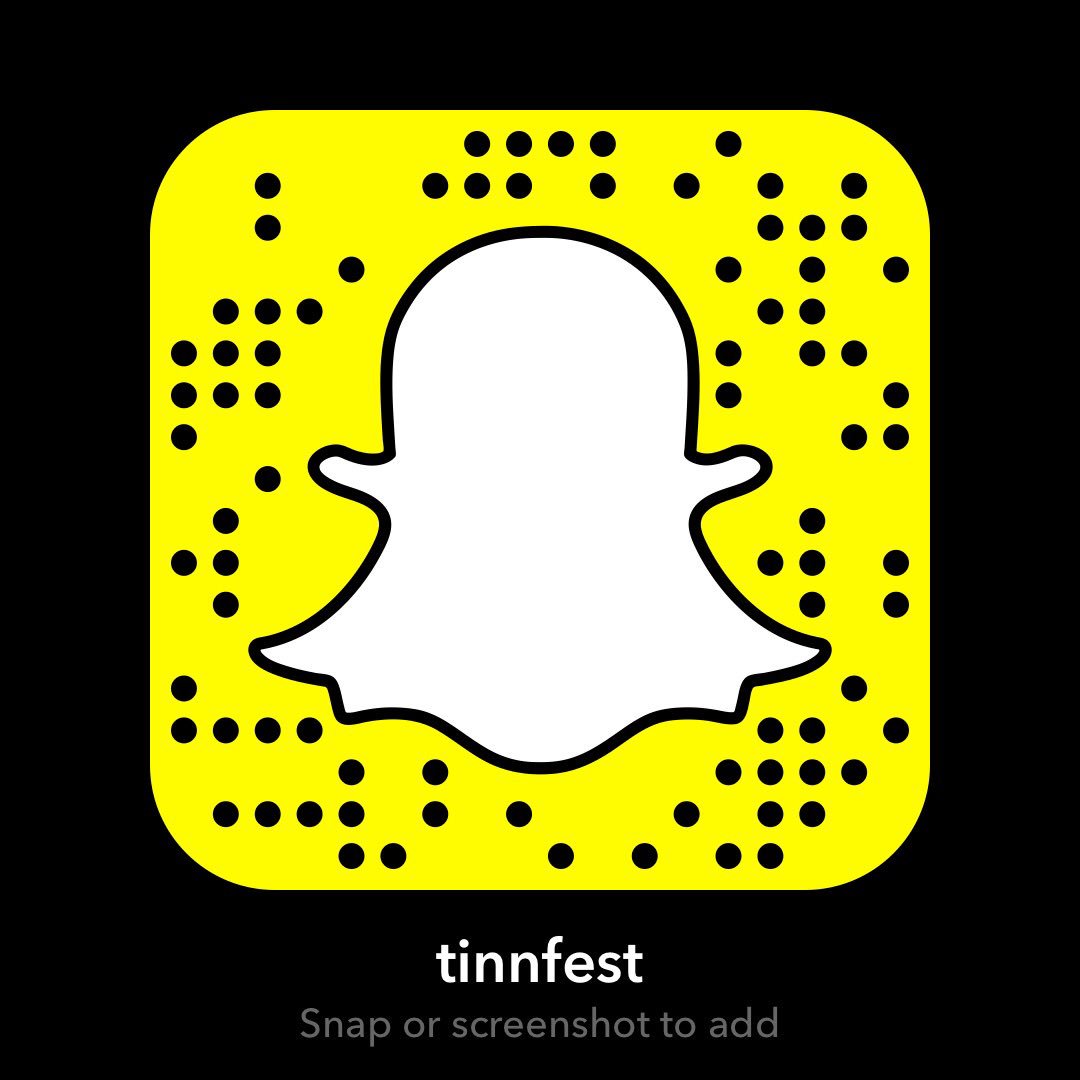 TinnFest's tweet photo. Follow us on SnapChat all weekend and don't forget to use our #TinnFest filter! https://t.co/W4O7en3rOc