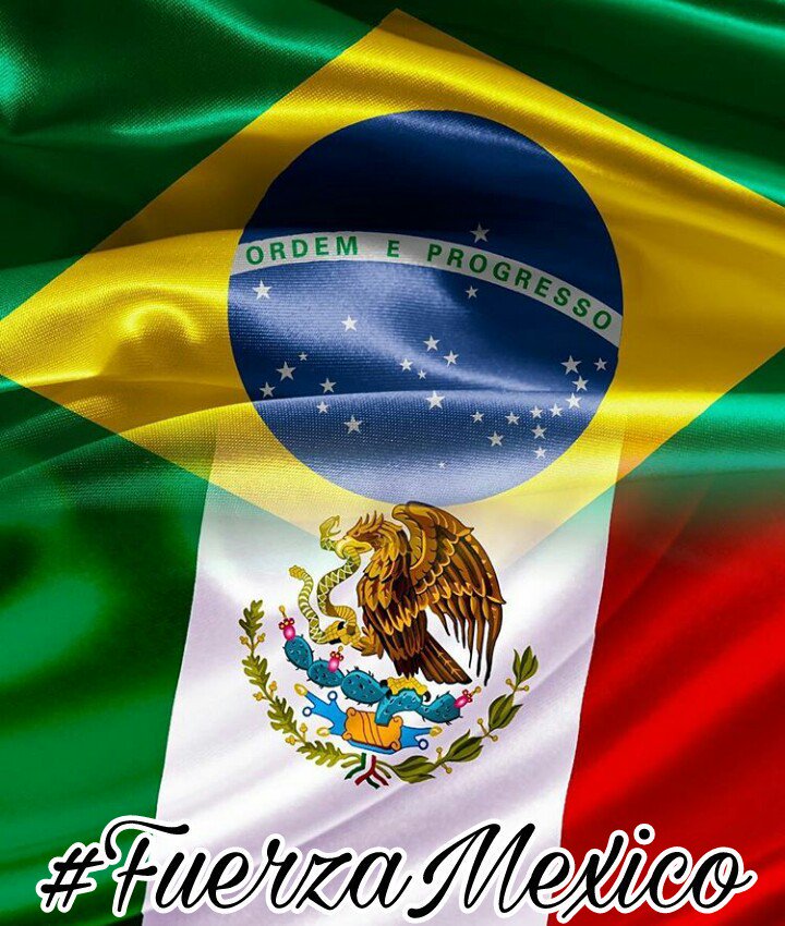 AzelaFansBrasil's tweet photo. Nuestras oraciones con nuestro México lindo y querido! 🙏🙏 #FuerzaMexico ❤🇧🇷🇲🇽 https://t.co/wiEBnw7xZb