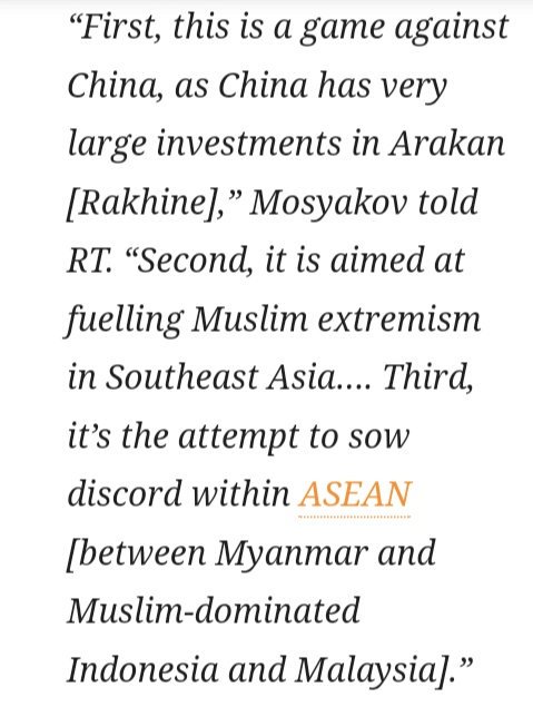 2/ The   #RohingyaCrisis in Myanmar is multi-dimensional, fanned by global players like   #GeorgeSoros and has atleast this 3 dimensions: