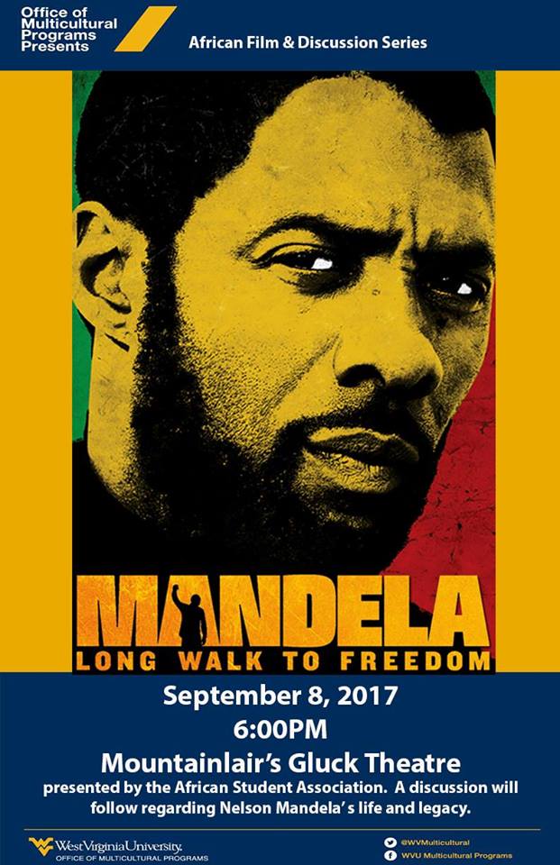 WVMulticultural's tweet image. Join us for our program about the life and legacy of Nelson Mandela. @WVUStudents @WVUStudentLife @DubVStudents @DubVnightlife @WVULGBTQ