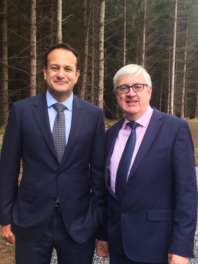 At the tree planting ceremony today with An Taoiseach for Center Parc's new site in Longford - <a href="/IDAemergebiz/">IDA - High Growth Companies</a>