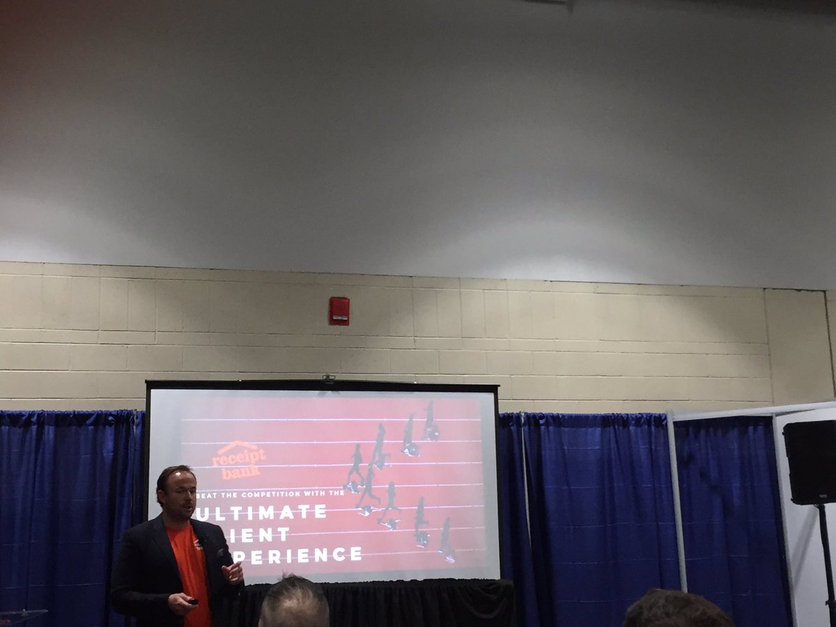 A good reminder today about leveraging the right tools to maximize client experience and stay competitive in the industry <a href="/ReceiptBank/">RB</a>
