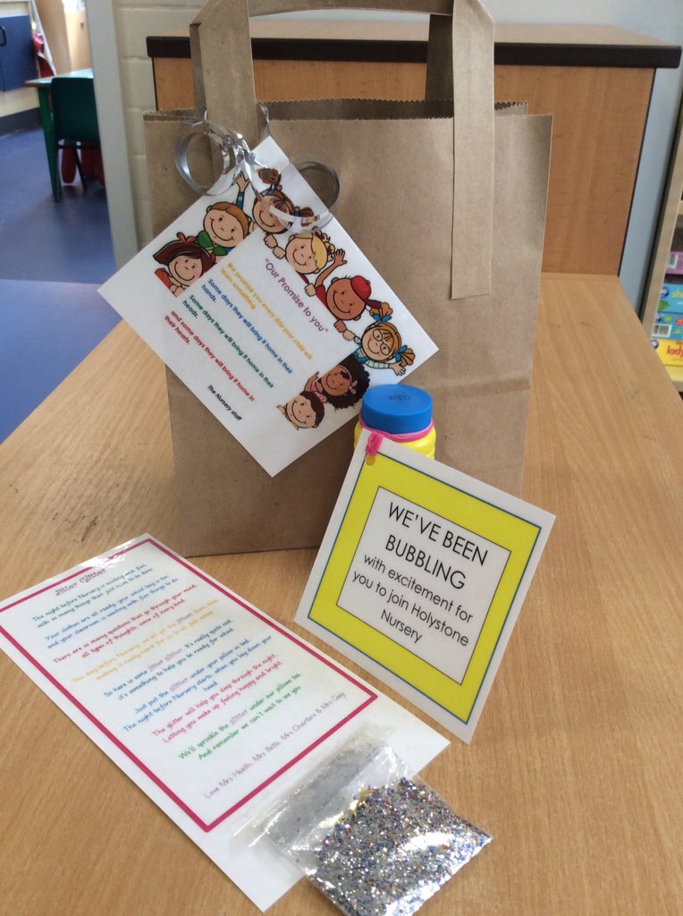 holystoneschool's tweet photo. We're bubbling with excitement to meet our new Nursery children today! #bubblingwithexcitement #jitterglitter https://t.co/l6a2EWH8tE