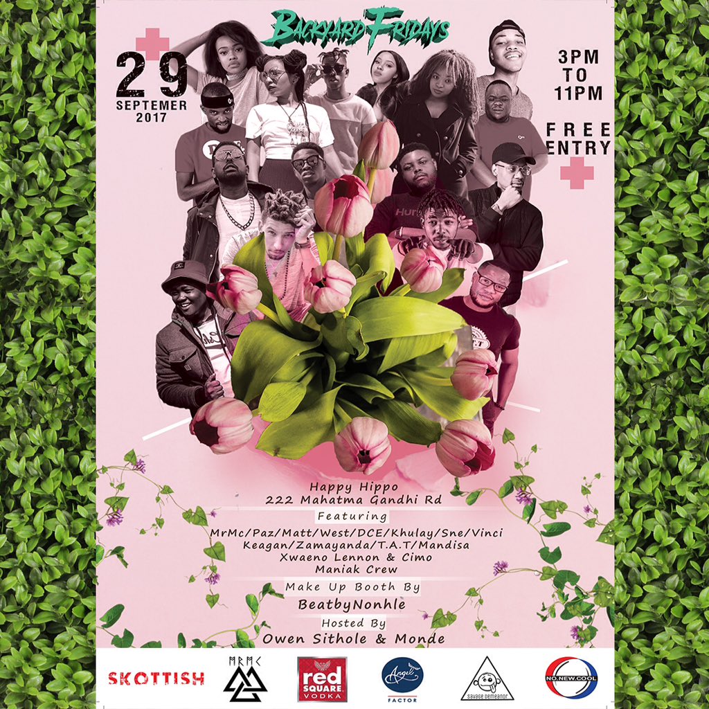 Korki_N's tweet image. DBN! 29th of Sep let's meet up @HappyHippoAccom we hv a makeup booth,pop up stores and local artists @MrMcLuthuli