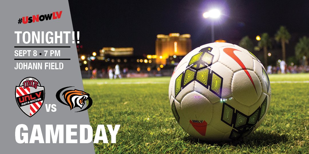 UNLVMensSoccer's tweet photo. ⚽️ GameDay!
vs @PacificMSoccer
⏰ 7 PM
📌 Johann Memorial Field
📺 https://t.co/K8VGpkeXnh
#UNLV #UsNowLV https://t.co/xelcRdqTEv