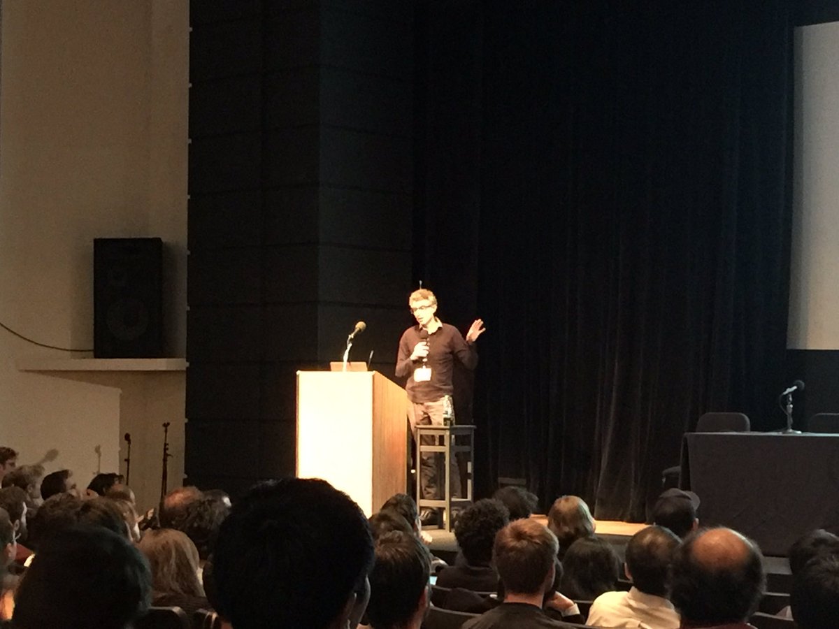 ai4all's tweet photo. Yoshua Bengio gives the last presentation at #2017CCN   #ai @CEC2017 @GoodAIdev @iccc_conf @Plinz @DeepMindAI @elonmusk @homeAIinfo @m https://t.co/ToQYk611lg