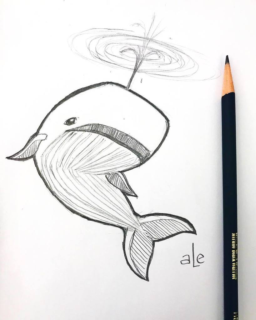 alejoahumada's tweet photo. The Flying #Whale. #doodleoftheday #miradoBlackWarrior #drawwithpencil #chopper #AlejoTheDesigner https://t.co/HlKmjJEgnA https://t.co/HrCfKnPQAz