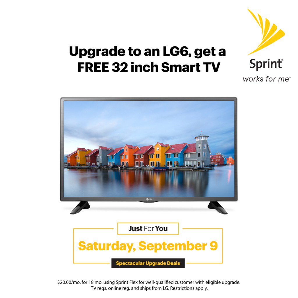 Customer appreciation day tomorrow in WDM! Get an LG G6 with waived upg fee and a free tv! <a href="/Zfannon/">Zack Fannon</a> <a href="/LangerSprint/">Luke Langer</a>