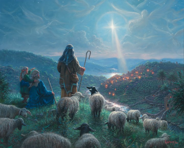 FineArtInfinity's tweet photo. Peace on Earth by Mark Keathley #peaceonearth #christianart #christianartist #shepherds #savior #spiritual #art #artwork #homedecor https://t.co/GwgIXCfYx8