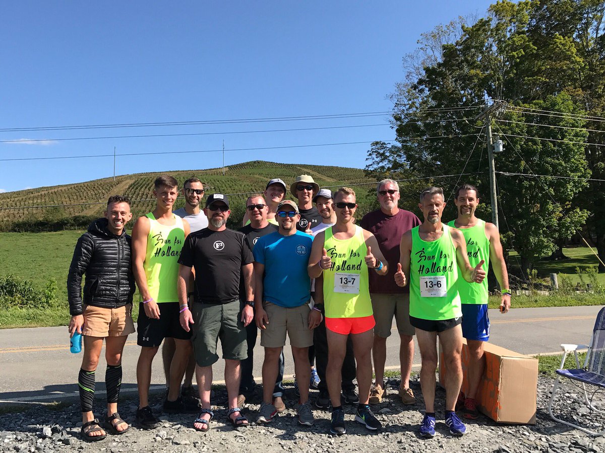 KeystoneF3's tweet photo. F3 Spruce Pine Ultimate Relay Team (SPURT) is making its way to Boone after a 12:00 start. #BRR2016 #BenBonnerBrave #RunForHolland https://t.co/FCzqonzczp