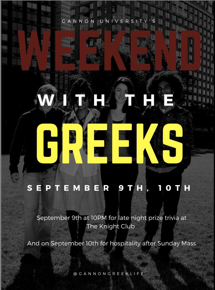 Gannon Greek Life tweet media