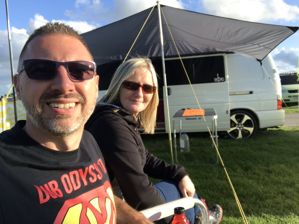 Old_Man_Abbott's tweet photo. Another weekend in the van and our first trip to Busfest... Love it #Busfest #vanlife #vw https://t.co/NB21Ujo5zV