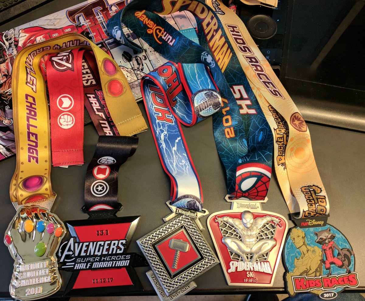 AgentM's tweet photo. ICYMI, the medals for November's @runDisney Super Heroes Half Marathon events are great! https://t.co/pvYEuhRHk9