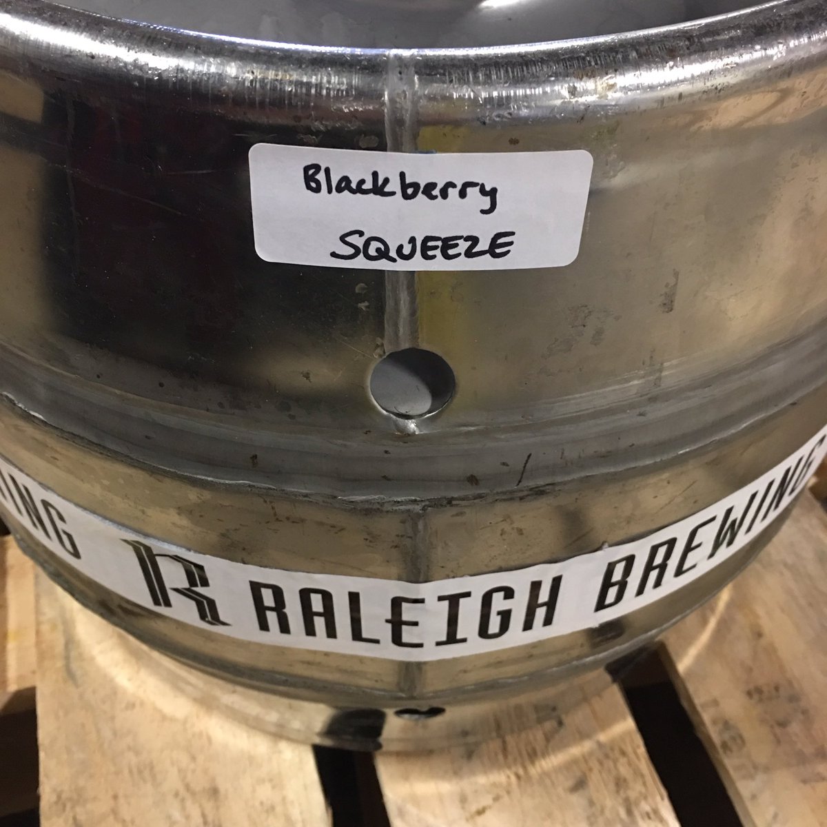 RaleighBrewing's tweet photo. FIRKIN FRIDAY is upon us! Tonight's firkin is Blackberry First Squeeze Blood Orange Wheat! Tapping it at 5pm, when it's gone... it's gone! 🍻 https://t.co/JdST6IgdJt