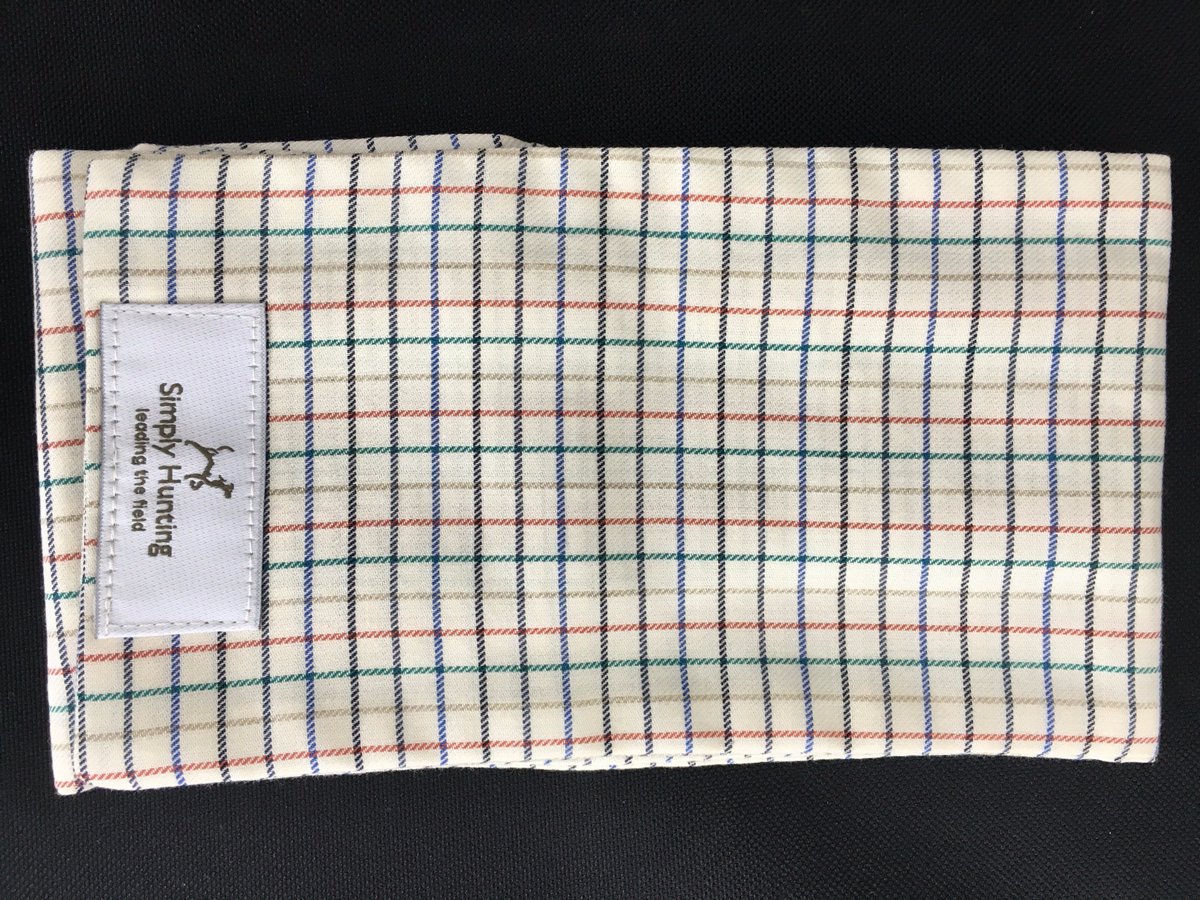 We've got some lovely coloured stocks on the website. Tattersall, polka dots, pink,blue, silk, cotton, cotton/wool etc.  And white of course