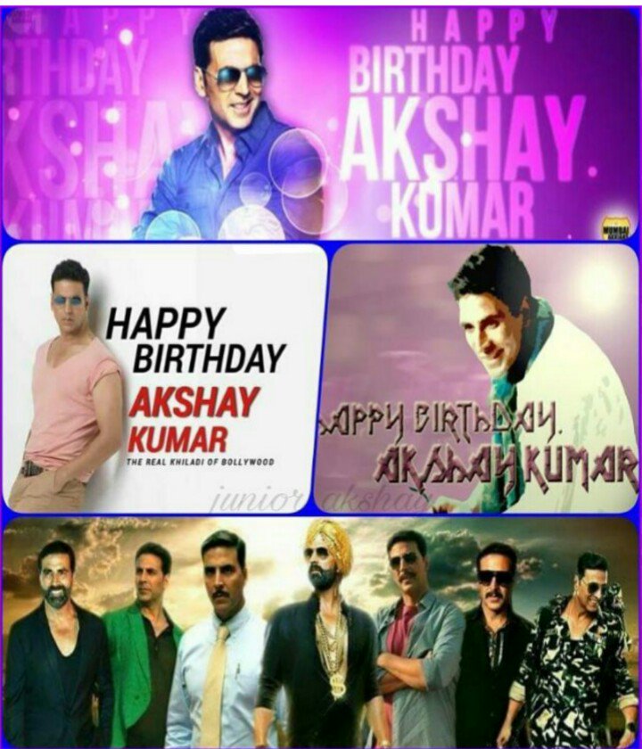 Happy birthday Akshay kumar 