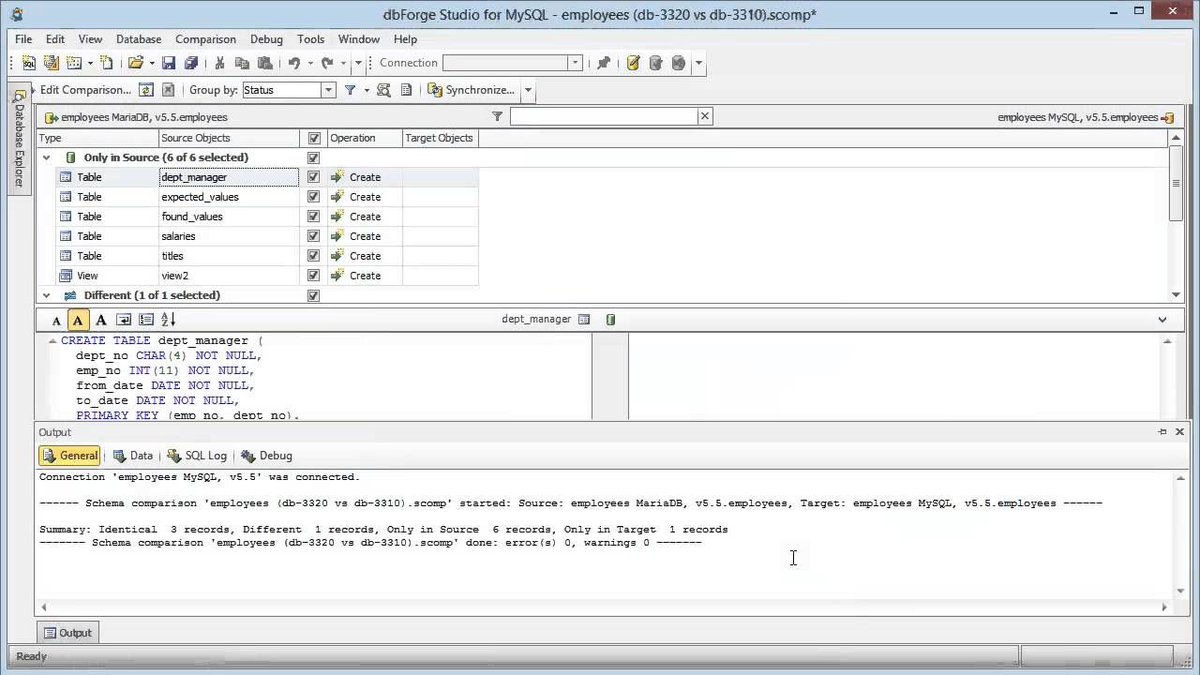 DevartSoftware's tweet photo. Watch the demo to learn efficient #MySQL #schemacomparison and synchronization practices https://t.co/aFsNPFXpbd https://t.co/96lD0WiRs3