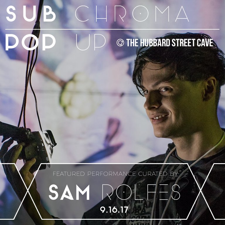 Do312's tweet photo. @canvaschi @RP_BOO_ @_kywo Time's running out to get tickets to @canvaschi's #SubChroma pop up with music by @RP_BOO_, @_kywo & way more. https://t.co/pyZADK7Z0Z https://t.co/uDoyNNMa6V