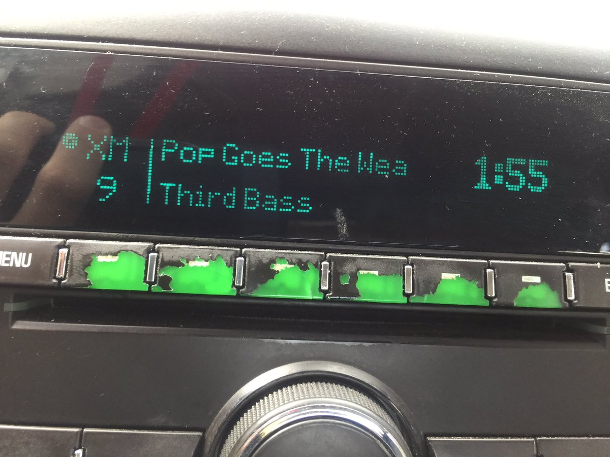 CraigMintz09's tweet photo. 90s on 9 on point today!   I'm guessing 50% of my followers weren't alive or know this song!  #pop #thirdbass https://t.co/JhpDRXFSbw