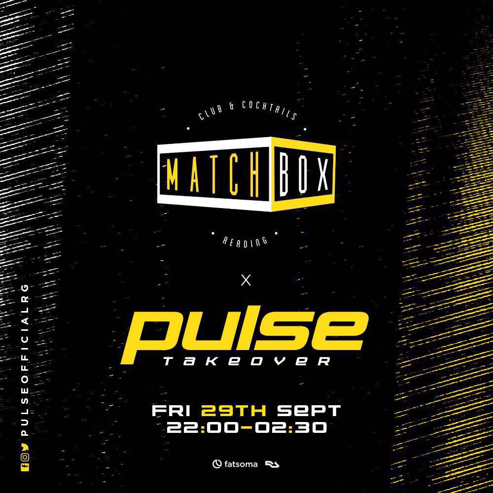 dj_diffley's tweet photo. Playing for Pulse Events in Reading at Matchbox on the 29th September! 🙌🏻 Can't wait to play to the home crowd! #diffley #housemusic https://t.co/d1aRR2Tar8