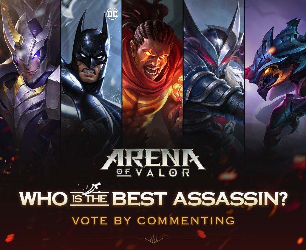 ArenaofValor's tweet photo. Who's the best Assassin and Why? Let us know your opinion! #AOV #ArenaofValor https://t.co/HQC7C9BKjp https://t.co/KXTPWieQVw