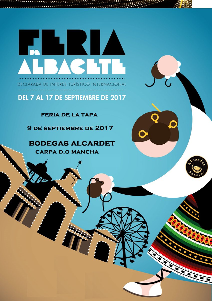 También  presentes en la Feria de Albacete. Pásate el sábado 9 de septiembre por la carpa D.O Mancha y. #alcardetiscoming #feriadealbacete
