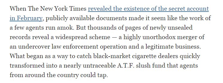 .<a href="/mattapuzzo/">Matt Apuzzo</a>'s story on the ATF sting-turned-slush-fund is the craziest thing I have read in a long time.
nytimes.com/2017/09/08/us/…