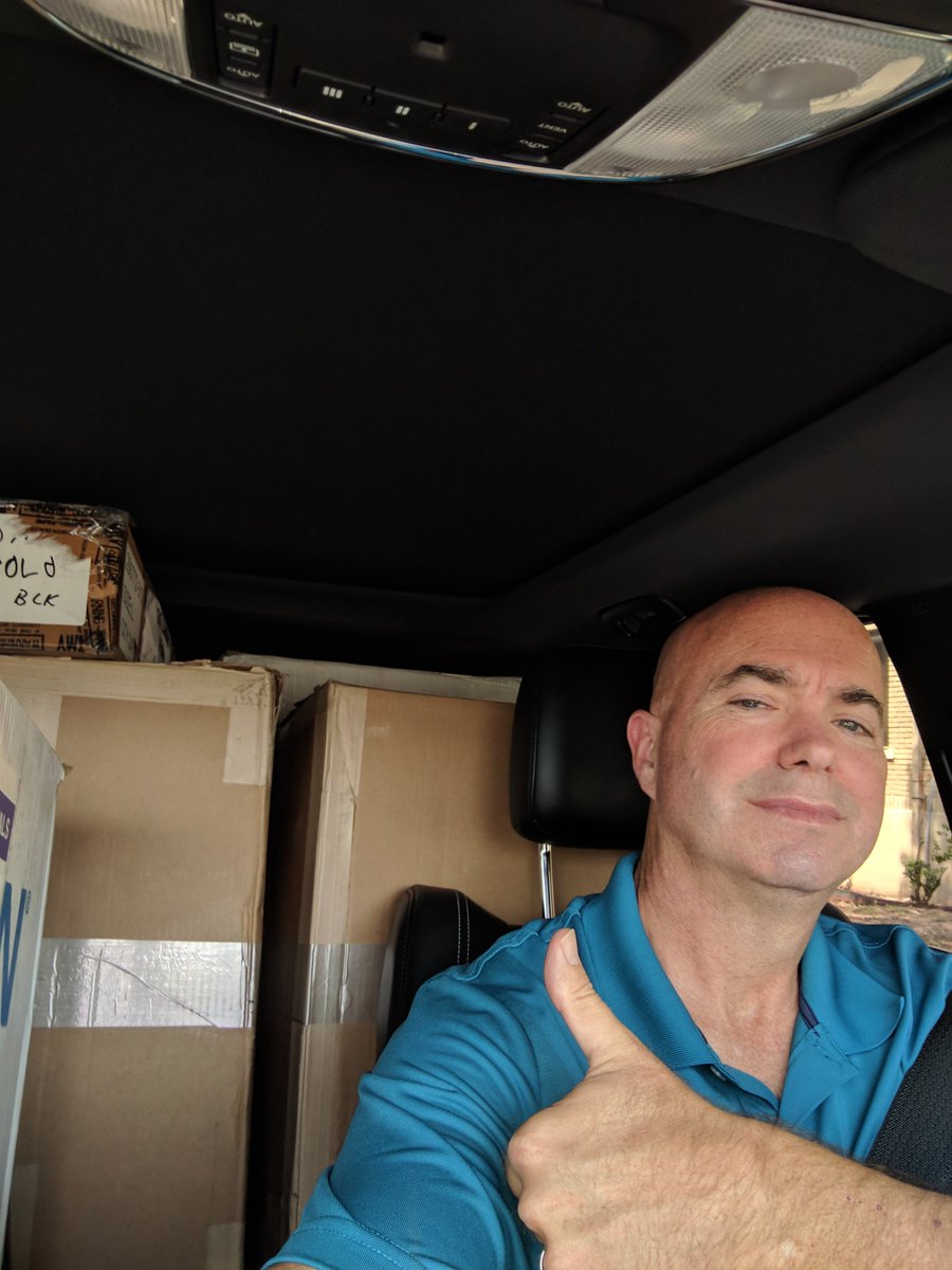 storageswiss's tweet photo. For all who sent items for #Storage4Houston and #Storage4Texas, three SUV's are full of items. On their way now. Thanks. @georgeacrump https://t.co/sFbZvzE4LA