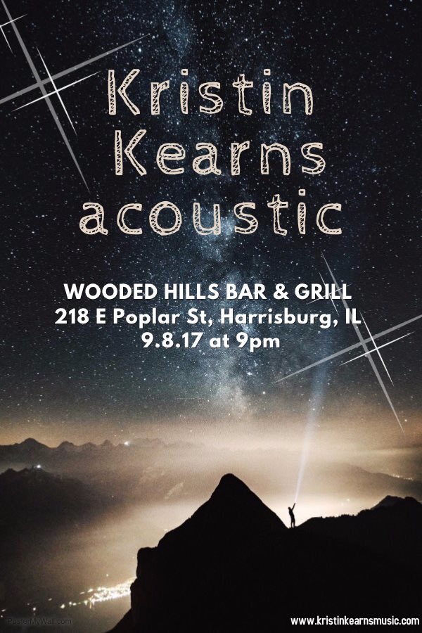 Hey So. IL friends! Tonight, I will be playing at Wooded Hills Bar &amp; Grill at 9pm! Come say hi! #livemusic #southernillinois #music