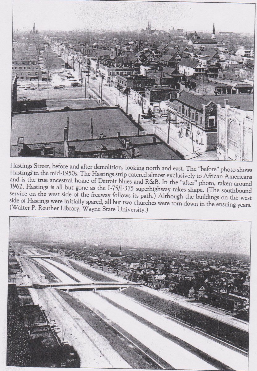 Mayor Jeffries had no interest in revitalizing Black Bottom, but literally wiping it off the map, which they did to build I-375 & I-75.