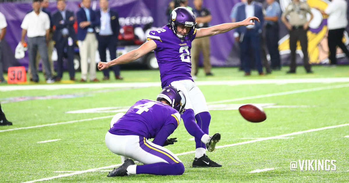 Iron sharpened iron for @KaiForbath in the kicking competition this offseason.  📰: mnvkn.gs/nxDNLr https://t.co/uB7SgOGmiX