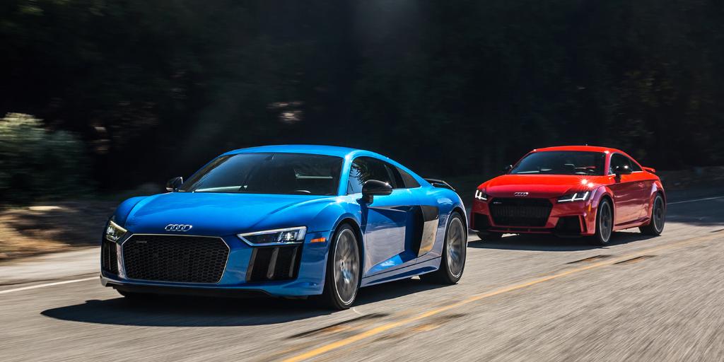 Audi's tweet image. It’s important to have a powerful role model. #SpeedGoals audi.us/AudiSport