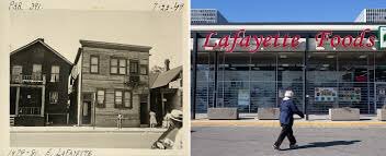 The old Black Bottom area is now Lafayette Park, Greektown, & Eastern Market. There is little evidence Hastings Street even existed there.