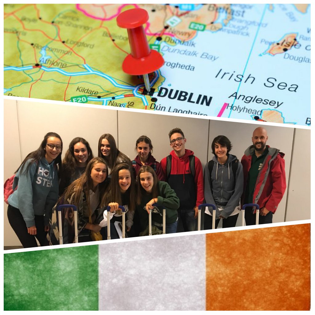 Ya estamos en Dublín! Comienza #AutumnProgramme 2017: Integración alumnado 4º ESO @codemagijon en colegios irlandeses #EuropaCodema
