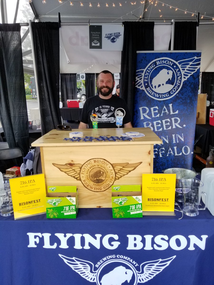 LizAlmeter's tweet photo. @flyingbison good times at #tapitforward #genesee https://t.co/tQlkVZf1ZV
