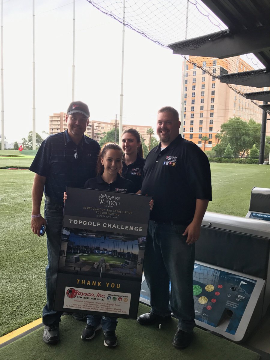 RayscoInc's tweet photo. Raysco supporting Refuge for Women today at #Topgolf #charity #carpet #restoration #lasvegas https://t.co/ofoV5aDIqA