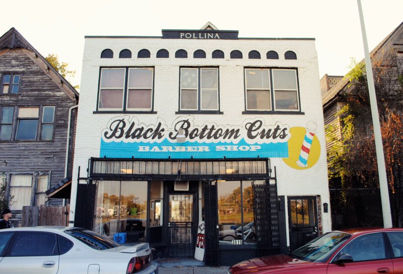 Still, the legend of Black Bottom & Paradise Valley live on with the many stories & figures. This barbershop in the area on Mack & Chene.