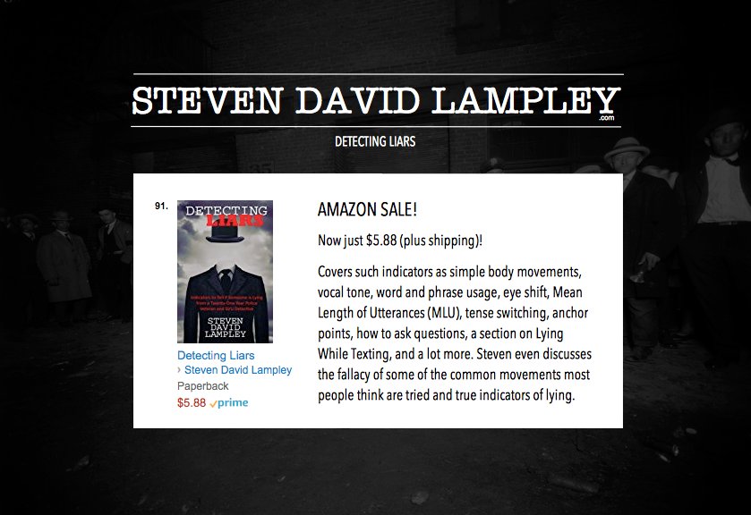 StevenLampley's tweet image. amzn.to/2xjW2LW

#police
#svudetective
#interrogations
#interviews
#investigation
#crime
#truecrimefans
#truecrime