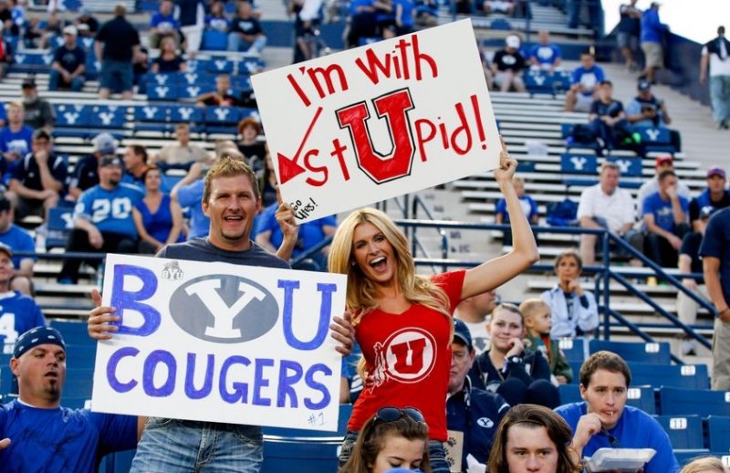 Ericlarsondds's tweet photo. We all have that one friend! #HolyWar  #utesfan #saltlakedentist #football #diehardfan https://t.co/LAhLFLumbD