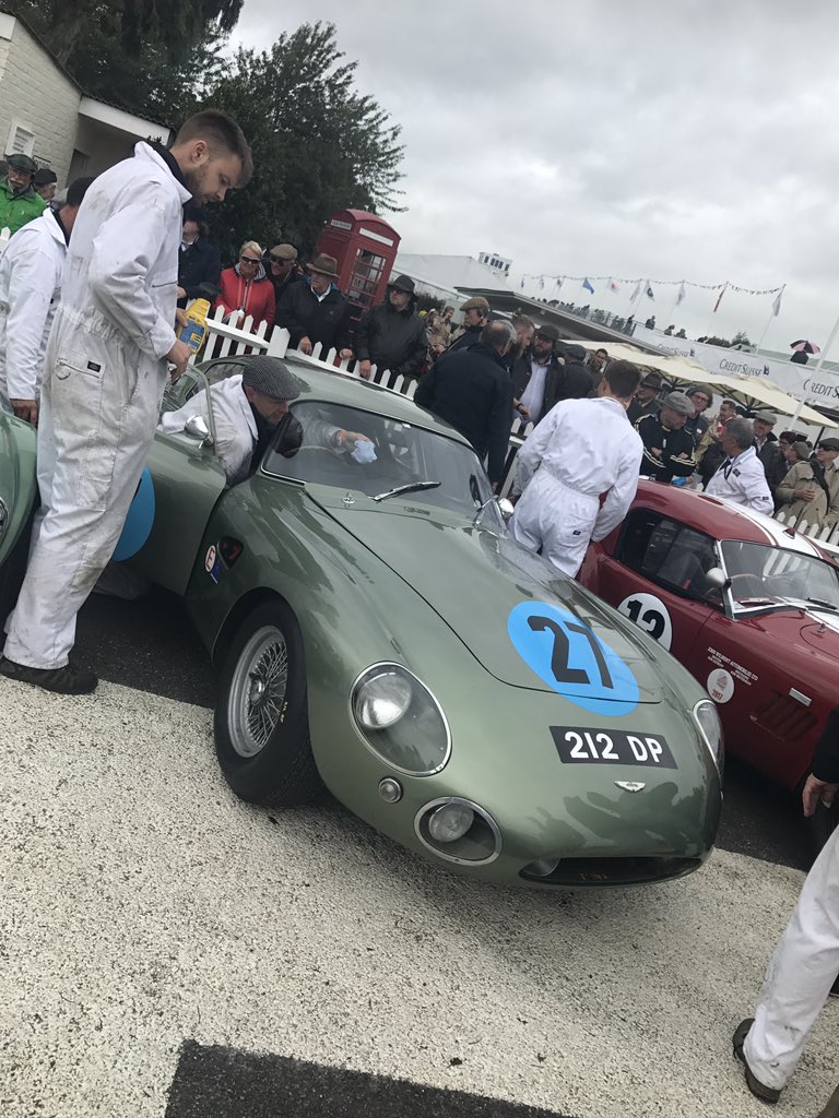 YJSRacing's tweet photo. @DarrenTurner007 @goodwoodrevival Great to see you today. Good luck for the rest of the weekend. Some lovely cars in the TT paddock https://t.co/zraekk69gz