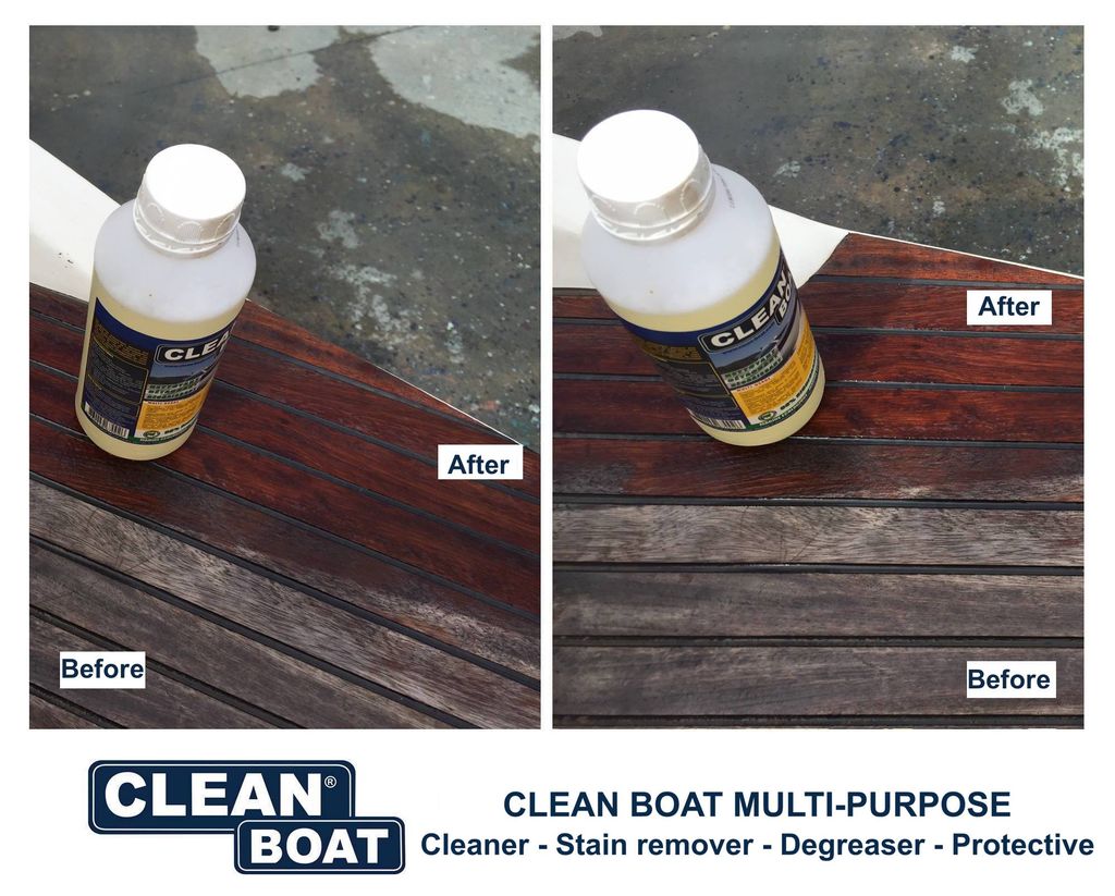 Use Clean Boat to clean, remove stain, degrease and protect the teak of your boat!
store.easysaleusa.com/collections/cl…