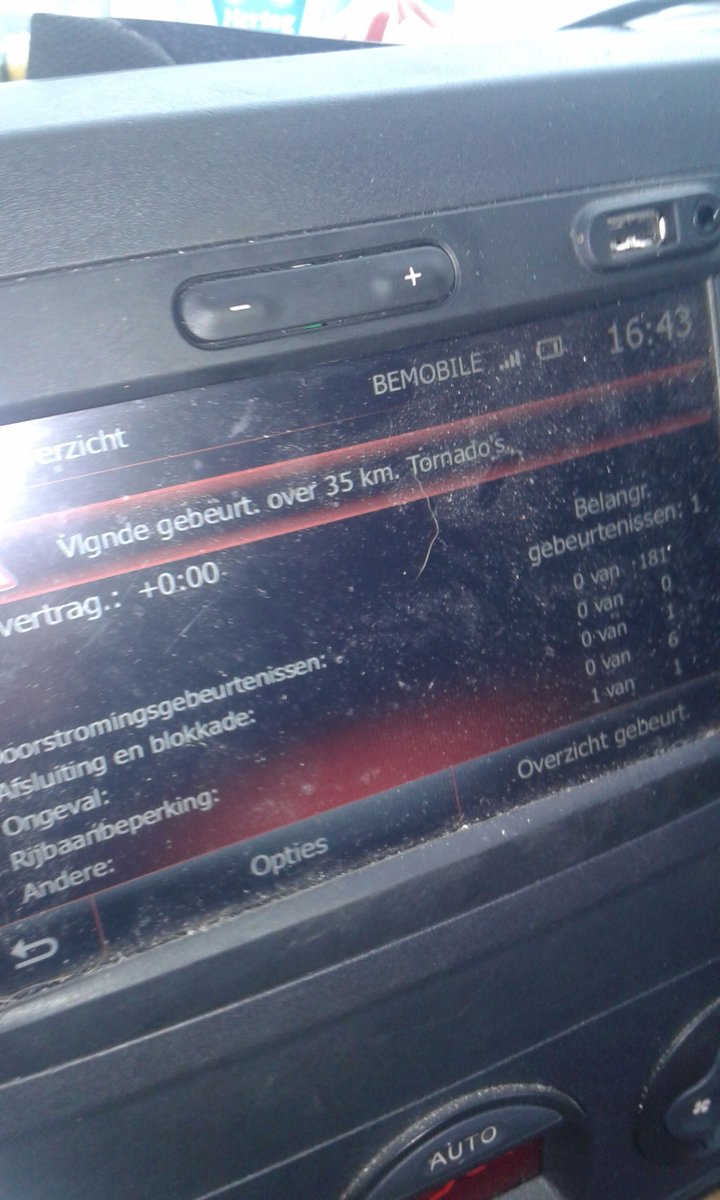 #qmusic wel veel regen vandaag,maar een tornado? toch overdreven