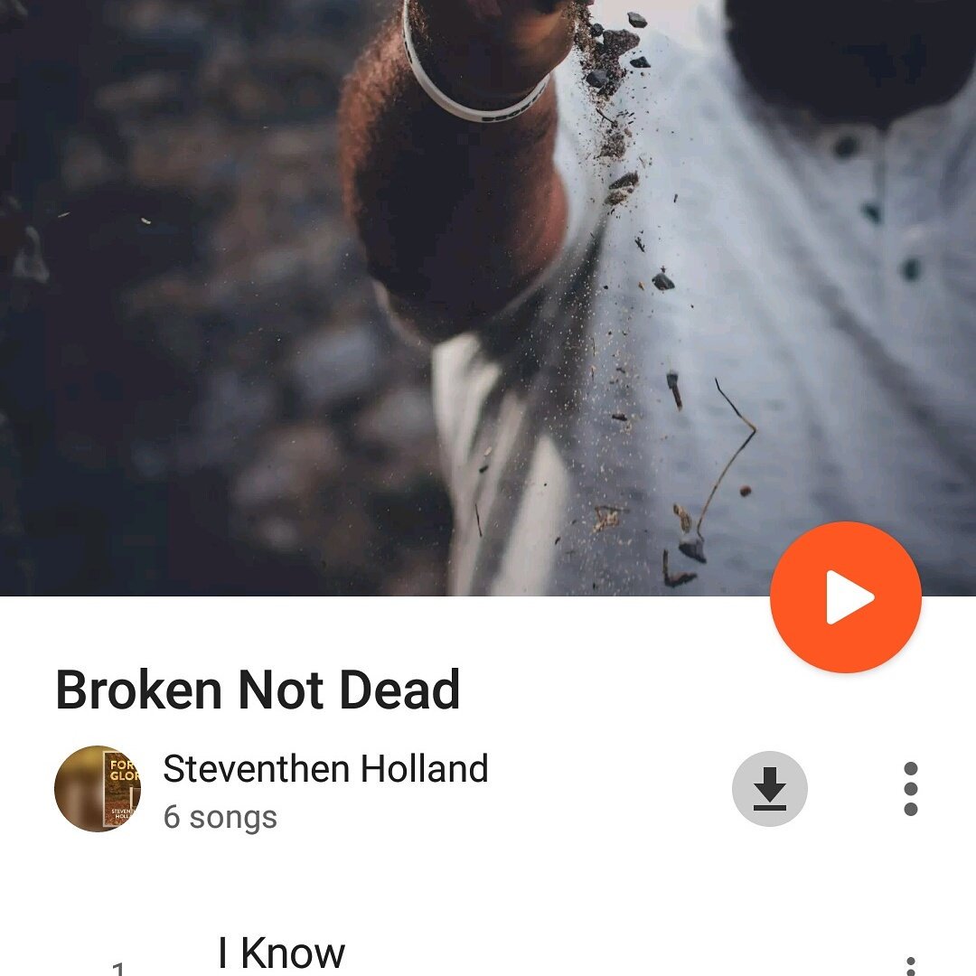SteventhenH's tweet photo. My debut EP, 'Broken Not Dead', is now available on all major digital music outlets!! https://t.co/8sgBVWnY1U
