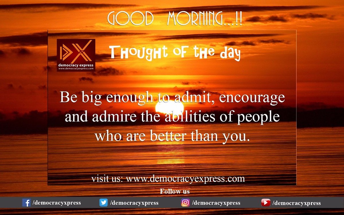 democracyxpress's tweet photo. Good Morning..!! Have a nice day..!! @hansyatharth @ScribblingArts @textandpaper @PressRemand @MediaRemand https://t.co/UAZXEJkxZr