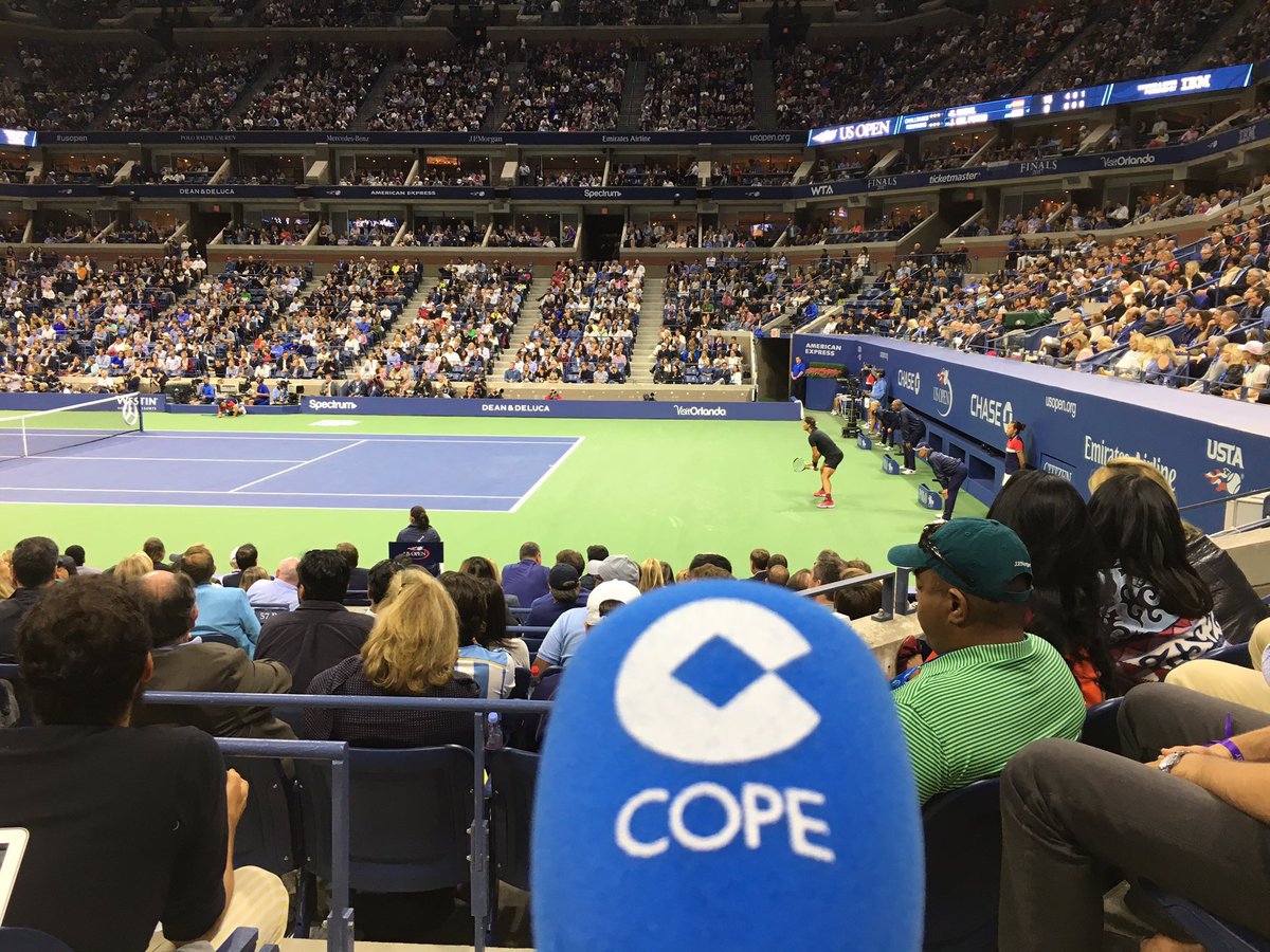 tjcope's tweet photo. ¡¡RAFA NADAL,A LA FINAL DEL #UsOpen!!El número 1 del mundo ganó a Del Potro 4-6, 6-0, 6-3 y 6-2 y jugará la final contra Anderson #VamosRafa https://t.co/FPuhm8HIWU