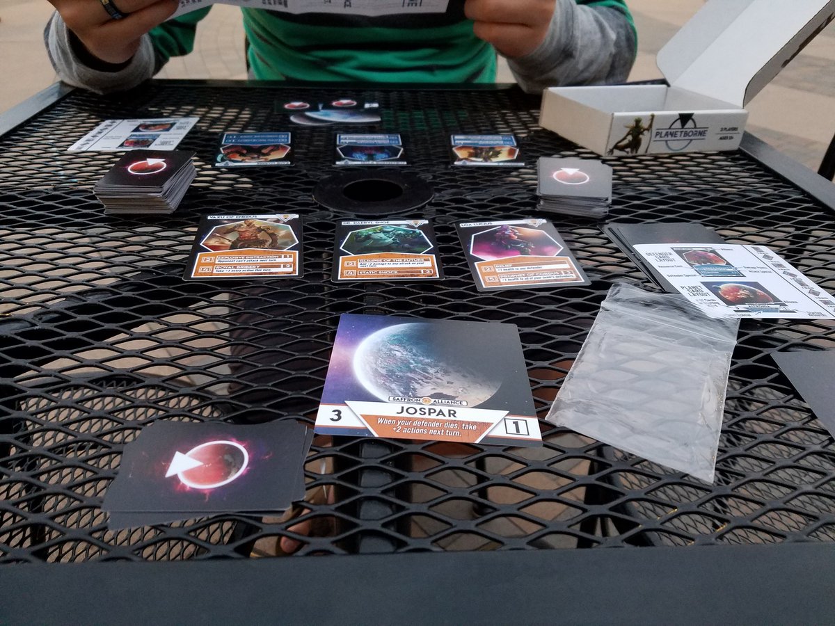 Waiting to watch Hamlet at the Old Globe theatre! Thought we'd try to figure out the <a href="/SpenserStarke/">Spenser Starke</a>'s game Planetborne