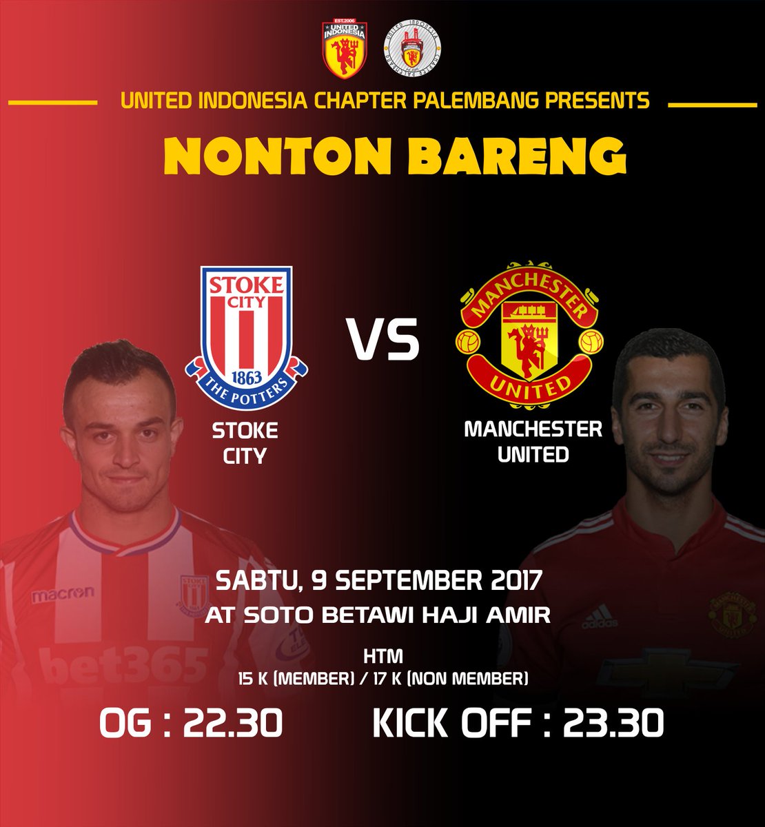 United indonesia chapter palembang prensents
Nonton bareng 
At soto haji amir